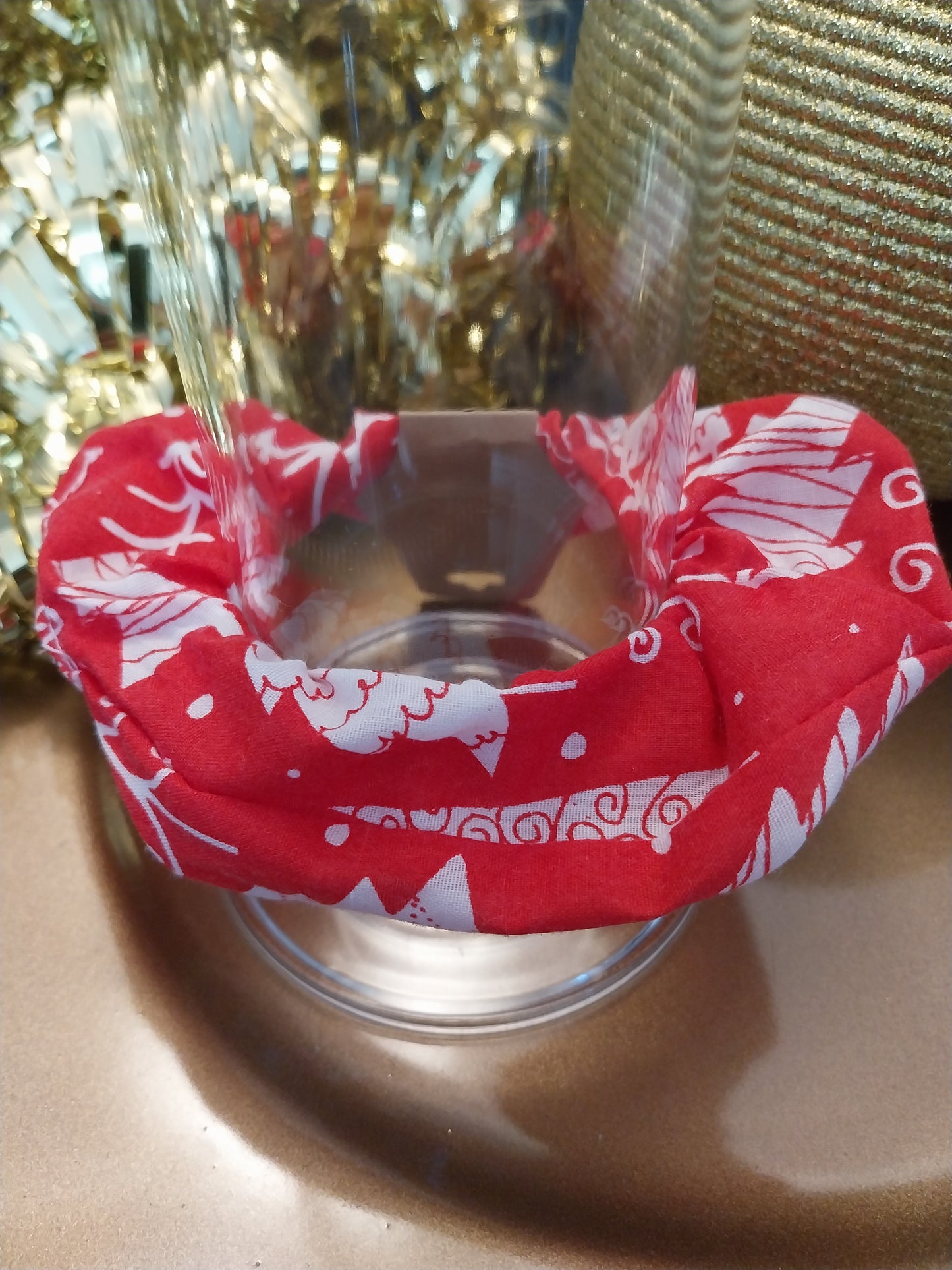 Christmas Scrunchie red tree