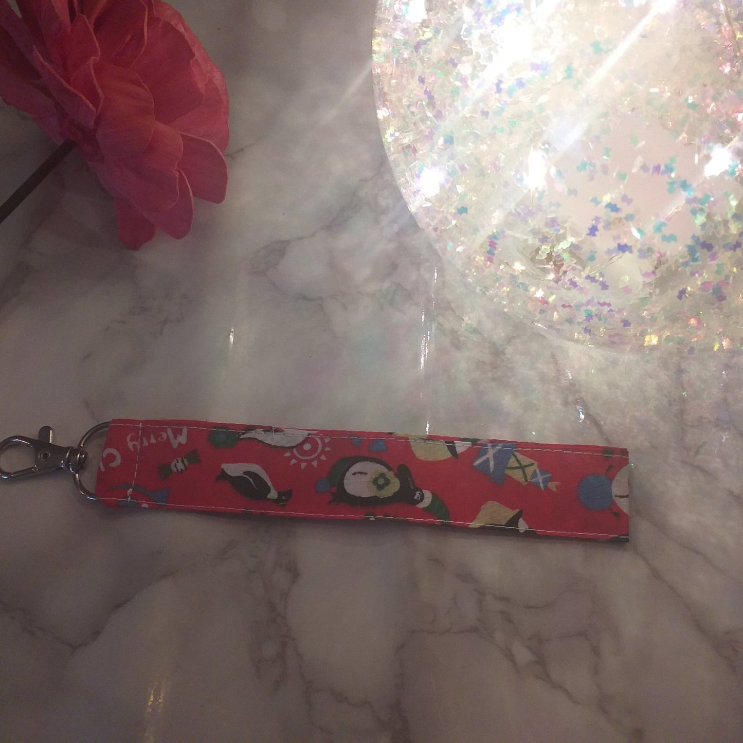 Wristlet keychain
