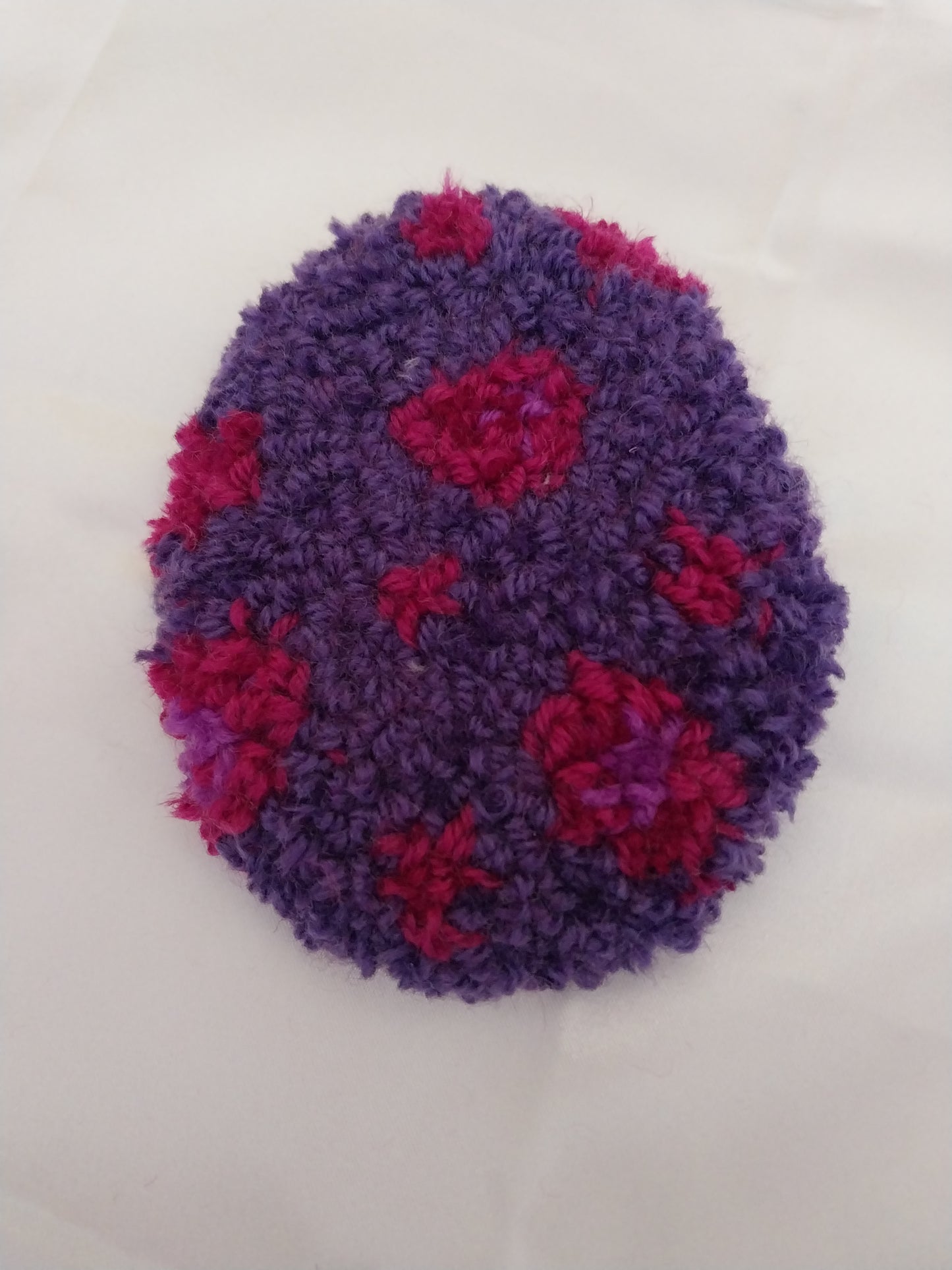Easter Egg Punch needle mug coaster