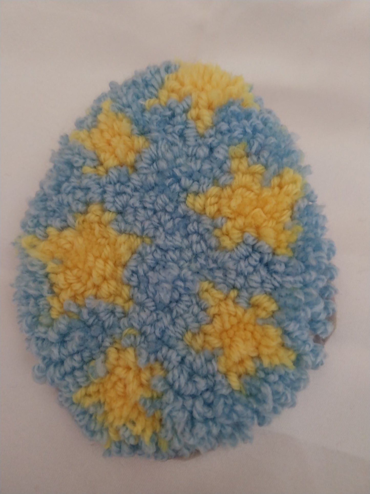 Easter Egg Punch needle mug coaster