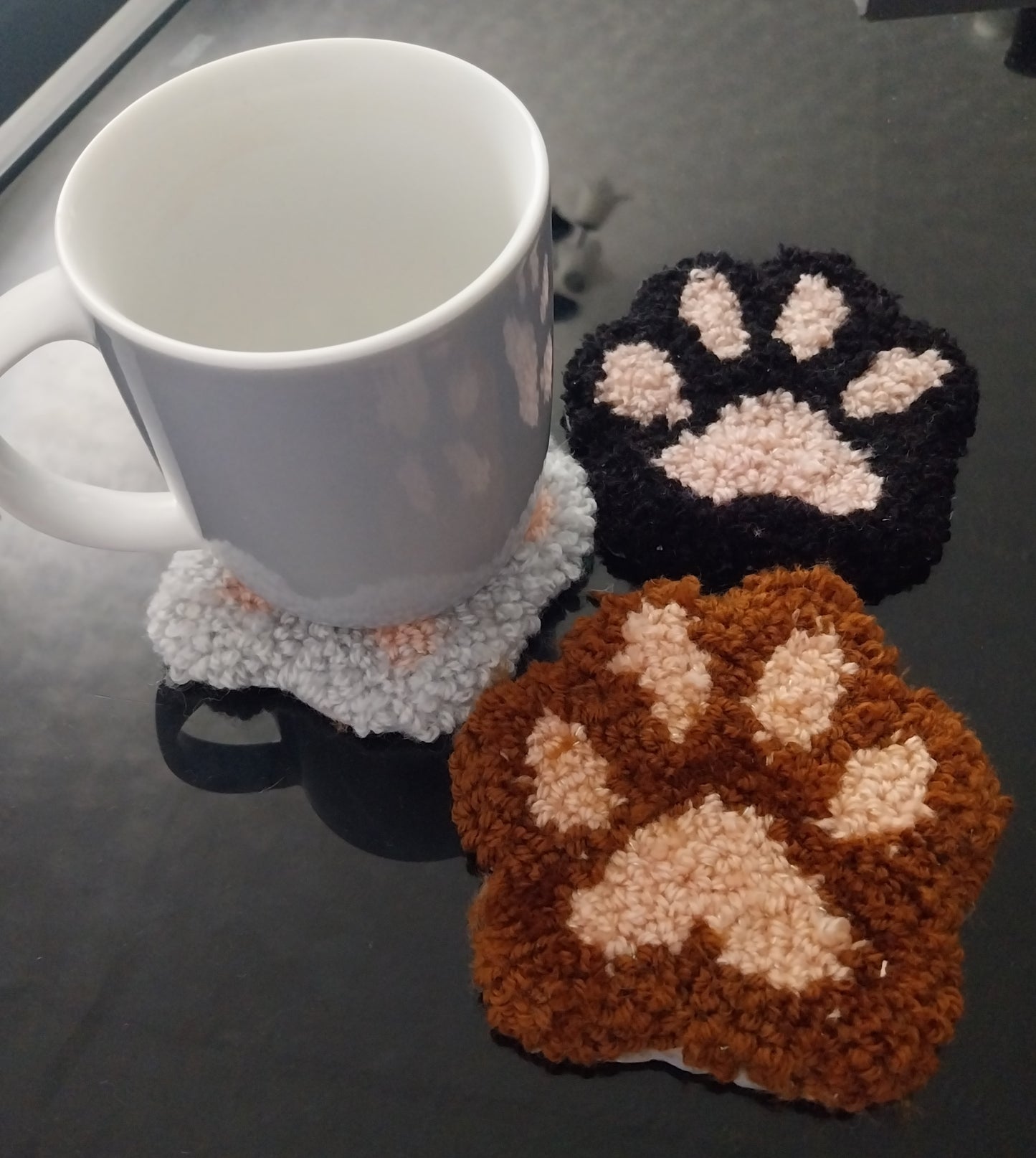 Paw Print Mug Coaster