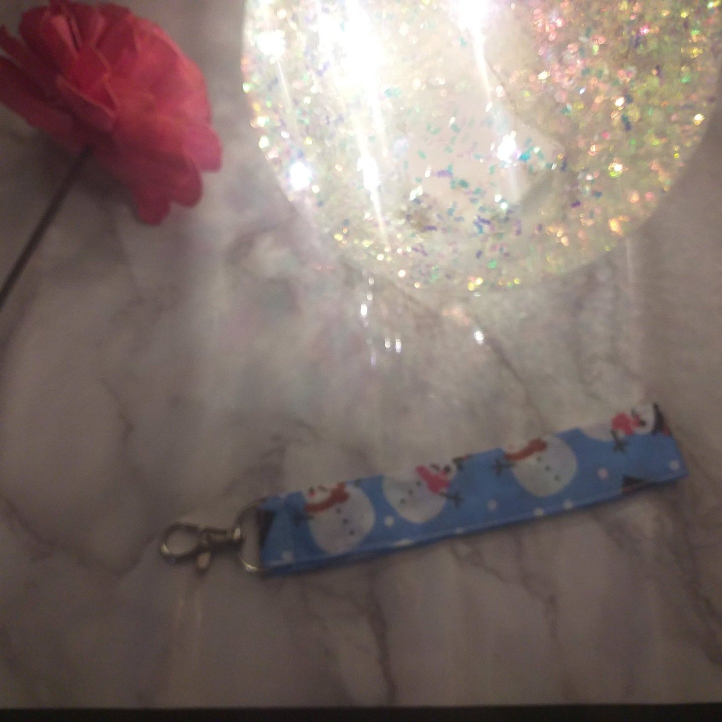 Wristlet keychain
