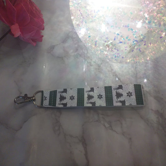 Wristlet keychain