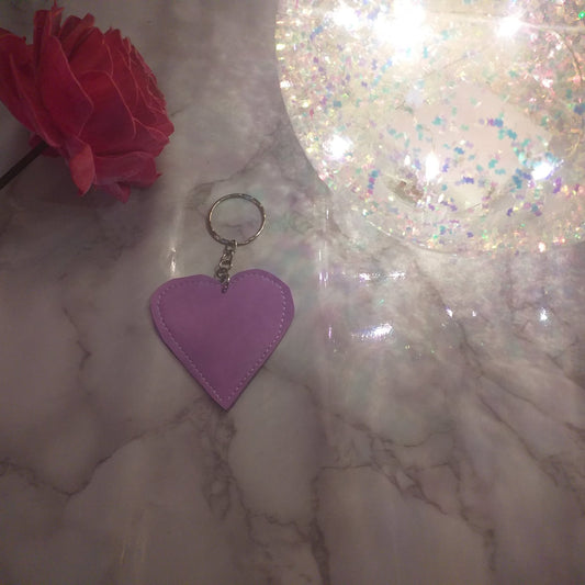 Love heart keyring
