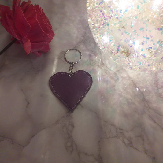 Love heart keyring
