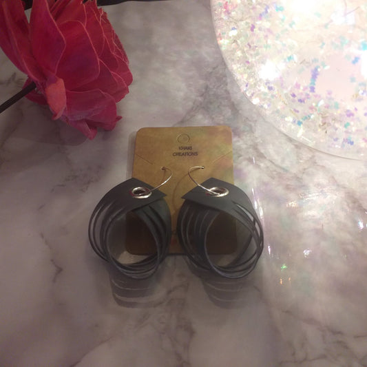 Leather earrings